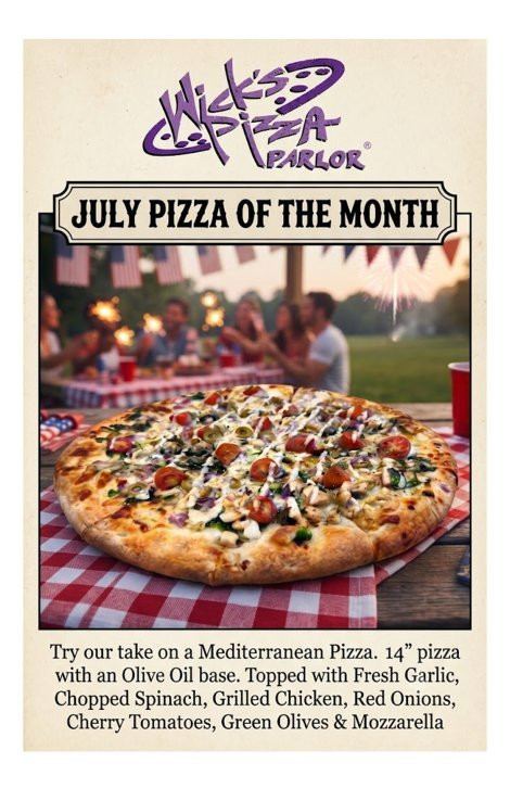 July Pizza of the Month