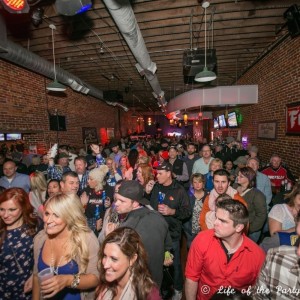 One heck of a crowd at Wick's in New Albany!